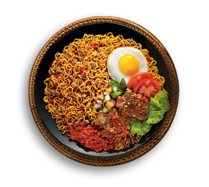 Indomie Mi Goreng Instant Noodles, Halal Certified, Hot & Spicy, (30-Pack), 84.6 Ounce
