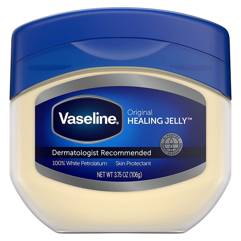 Vaseline Petroleum Jelly For Dry Cracked Skin and Eczema Relief Original 3.75 oz